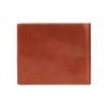 Genuine leather billfold that includes a card compartment